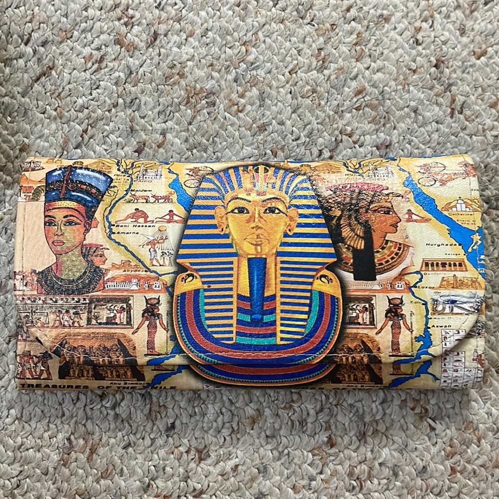 Egyptian leather handmade wallet